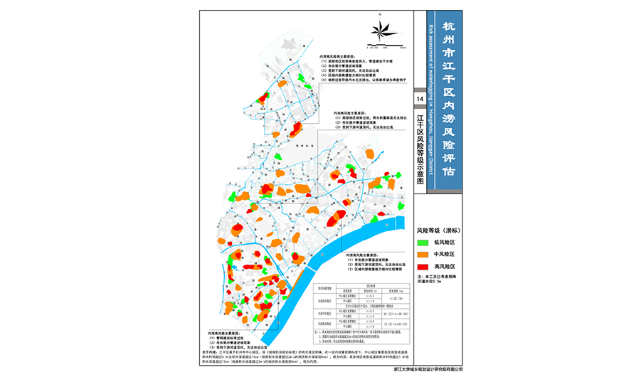 浙江杭州市江干区内涝风险评估