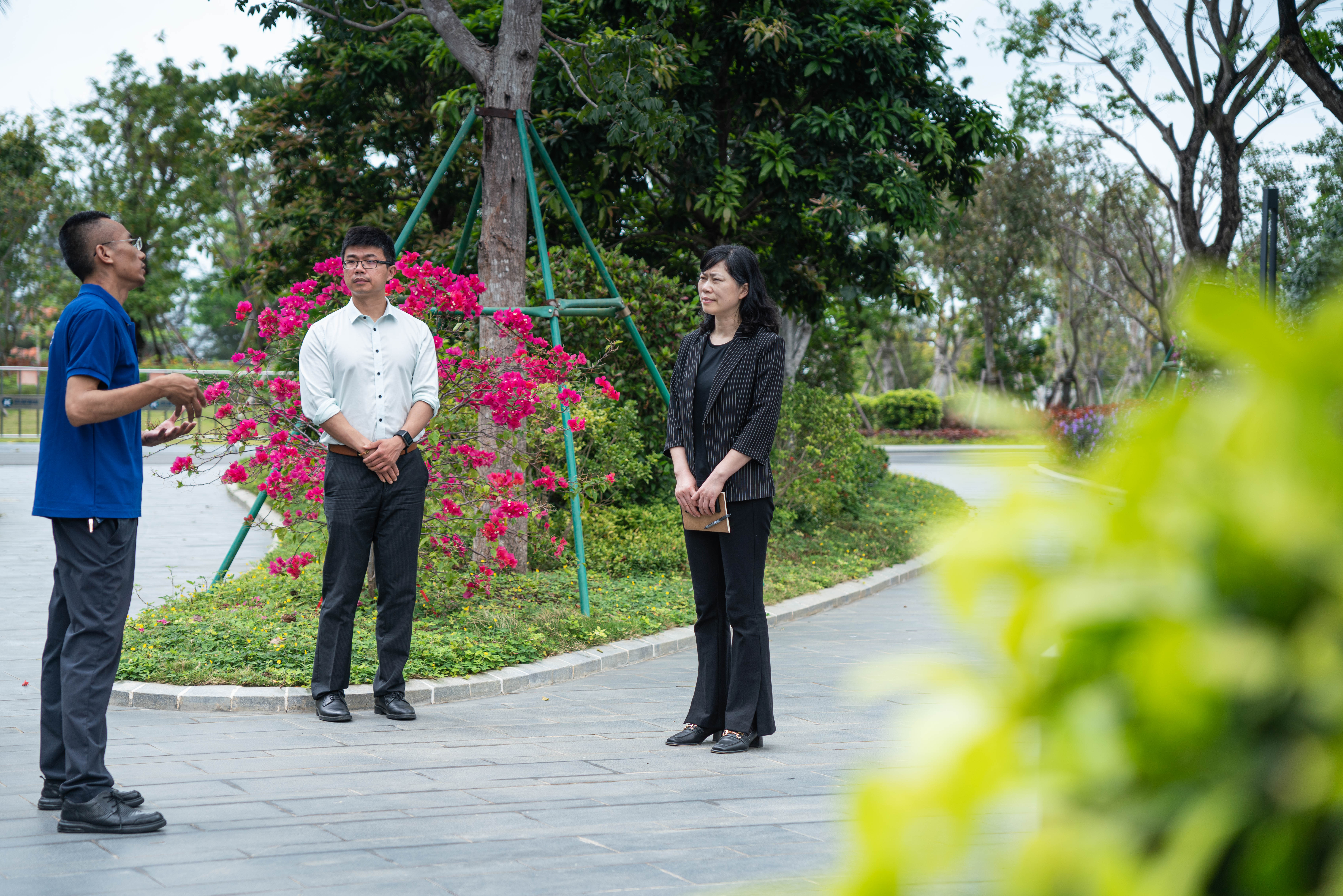 公司党委书记、董事长厉华笑一行赴海南考察调研