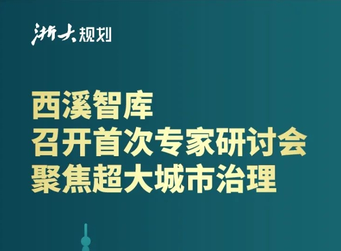 西溪智库召开首次专家研讨会，聚焦超大城市治理